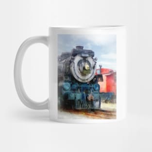 Trains - Locomotive and Caboose Mug